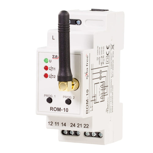 Funk-Empfänger 2-Kanal DIN-Schiene 868 MHz 230 V Smart Home