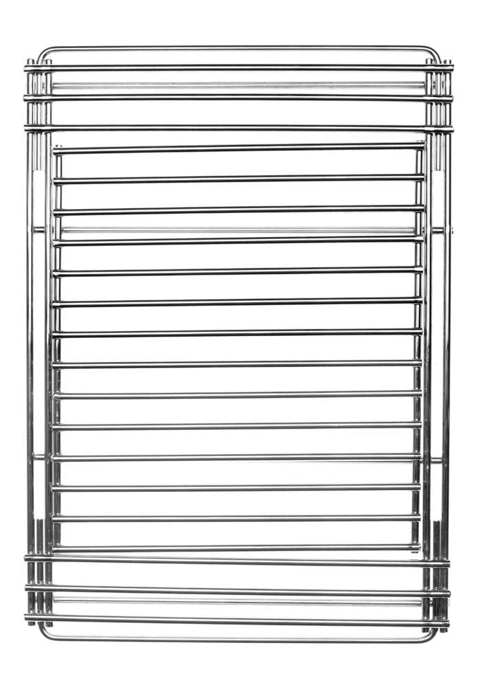 Grillrost verchromt 28x39 cm Rost-in-Rost-System für Gas- und Holzkohlegrill