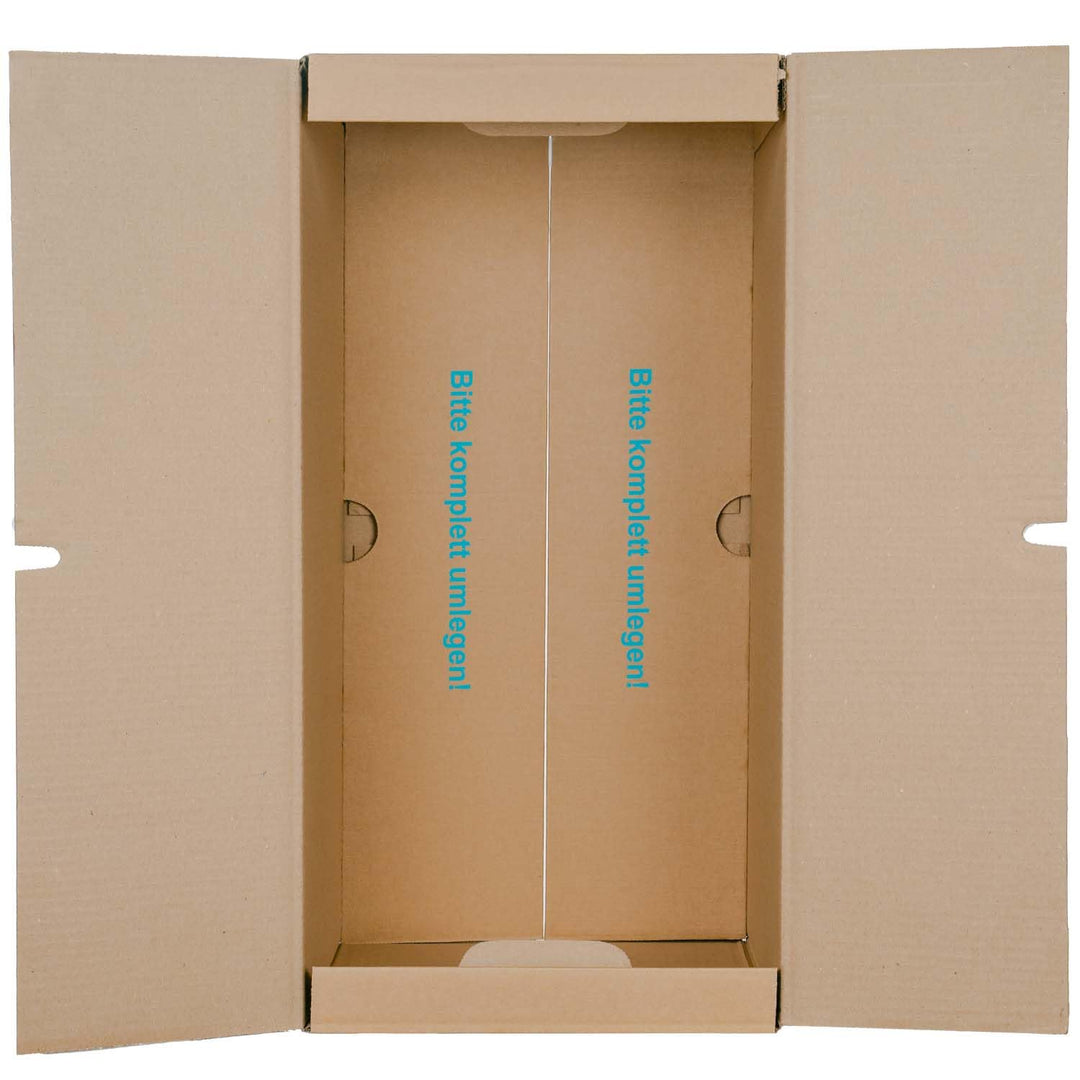 Umzugskartons 25er-Set 62x30x33 cm zweiwellig 40 kg Tragkraft - Bild 5
