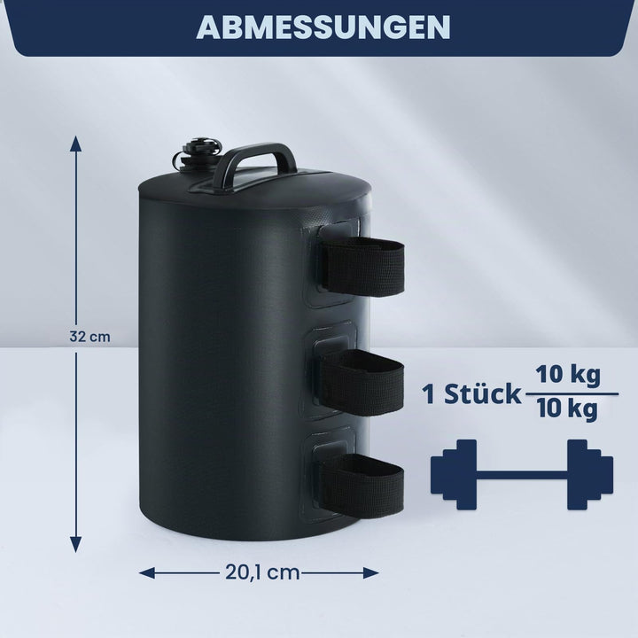 Pavillon Wassergewichtstaschen 500D PVC 4er-Set fuer Standschutz - Bild 3