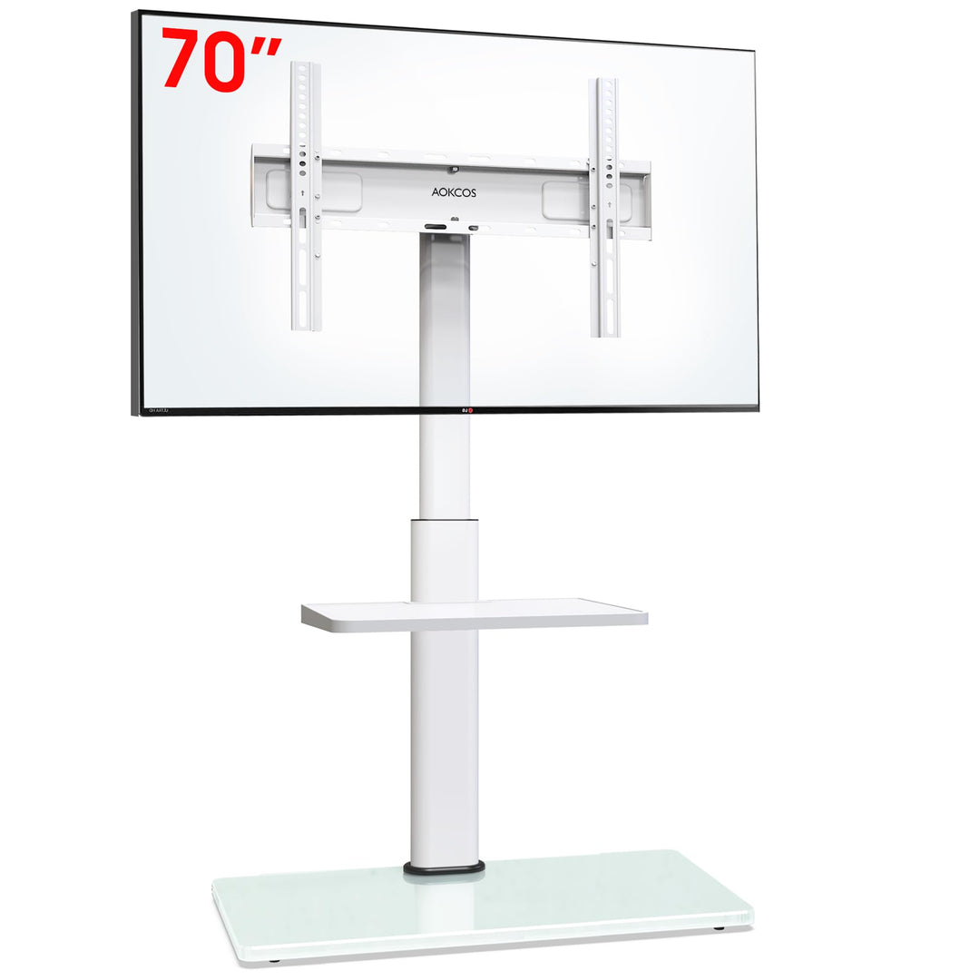 TV Bodenständer höhenverstellbar schwenkbar für 32–70 Zoll bis 40 kg