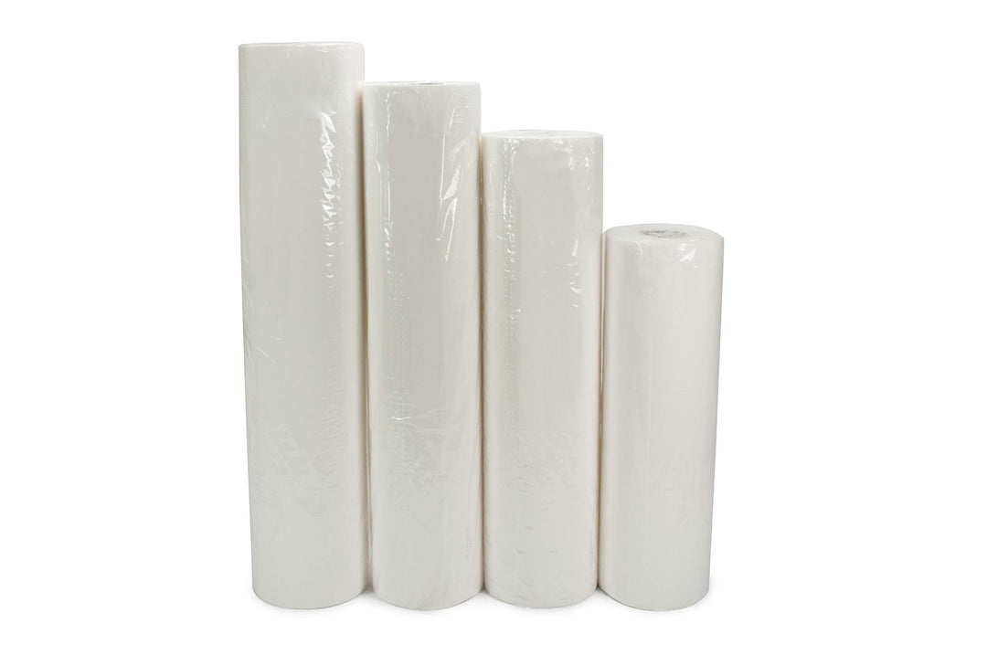 Ärztekrepp 2-lagig Weiss 50cm x 50m Liegenabdeckung 9 Rollen