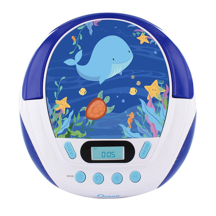 Kinder-CD-Player Ozean-Design mit USB, AUX &amp; Kopfhöreranschluss - Bild 8