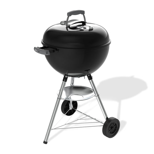 Holzkohlegrill Kugelgrill 47 cm mit Stand, Rädern & Thermometer