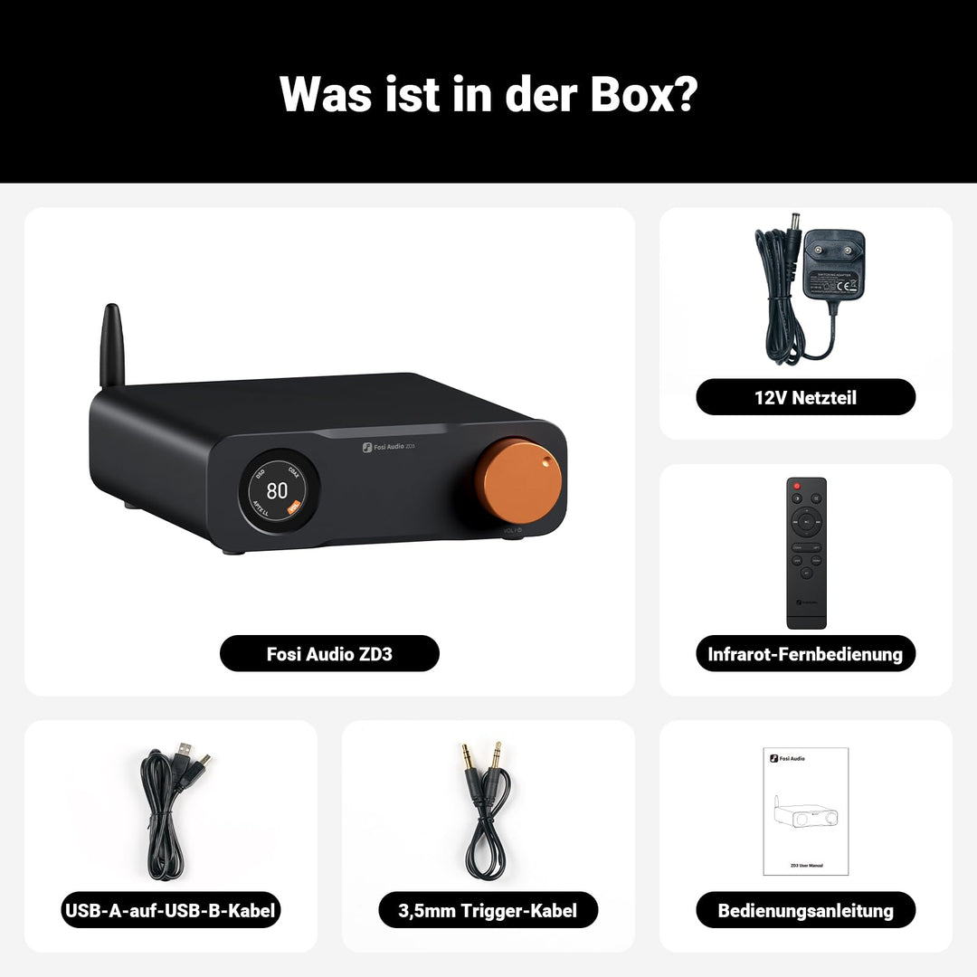 Desktop DAC Vorverstärker vollbalanciert ES9039Q2M HDMI ARC XLR - Bild 8