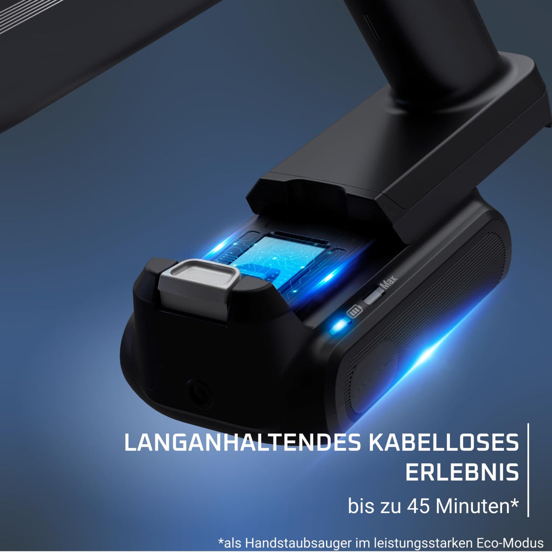 Akkustaubsauger 140W kabellos 45 Min. Laufzeit mit LED-Düse - Bild 5