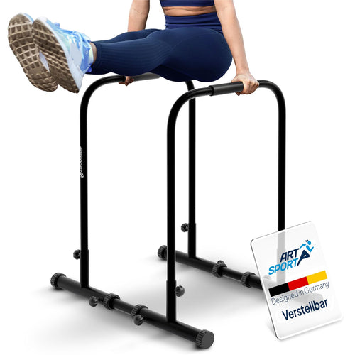 Dip Barren verstellbar Stahl bis 500 kg für Home Gym