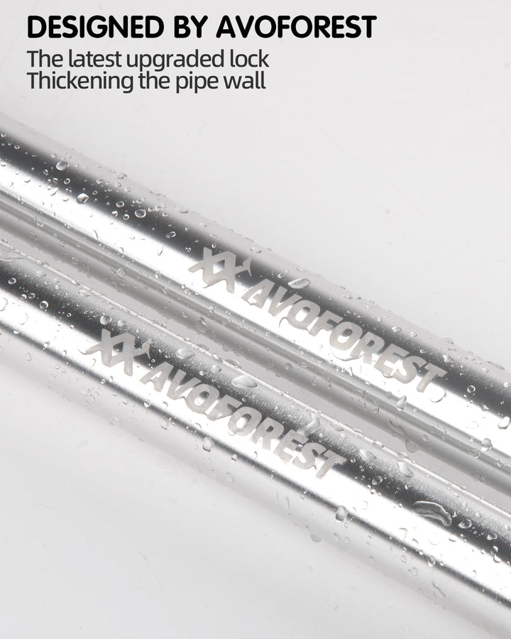 Teleskop-Zeltstange Aluminium 88–265 cm für Tarp und Sonnensegel, 2er-Set - Bild 6