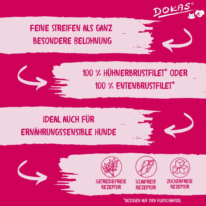 Hundesnack Hühnerbruststreifen luftgetrocknet getreidefrei 8x 250 g - Bild 5