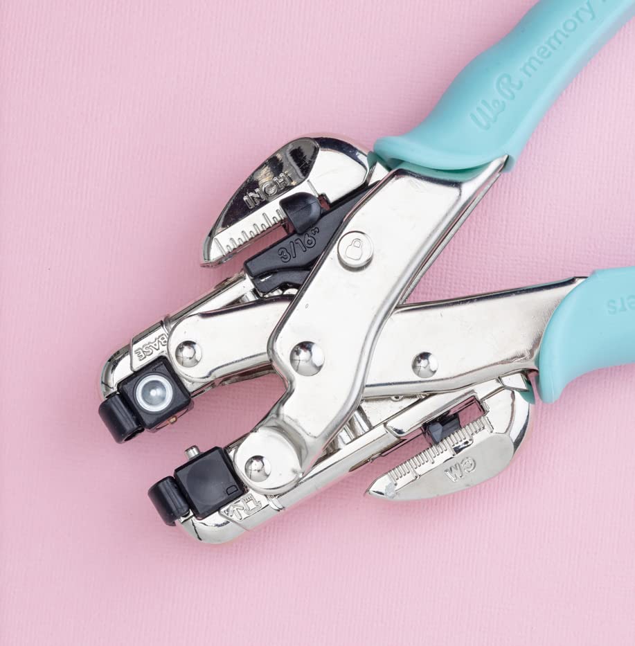Lochstanze und Ösensetzer 2-in-1 für Papier, Leder und Metall - Bild 8
