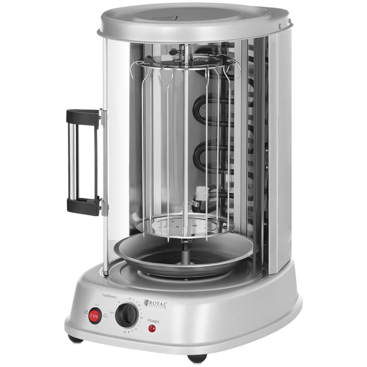 Vertikalgrill 4-in-1 mit Timer 1500 W Döner Hähnchen 21 L - Bild 4