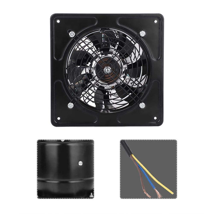 Wandventilator 6 Zoll Metall mit Kupfermotor für Bad und Küche - Bild 10