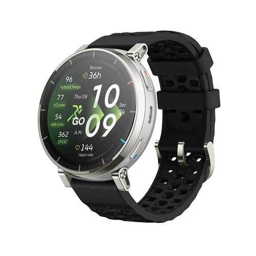 Lauf-Smartwatch 45mm AMOLED Saphirglas GPS 12 Tage Akku NFC