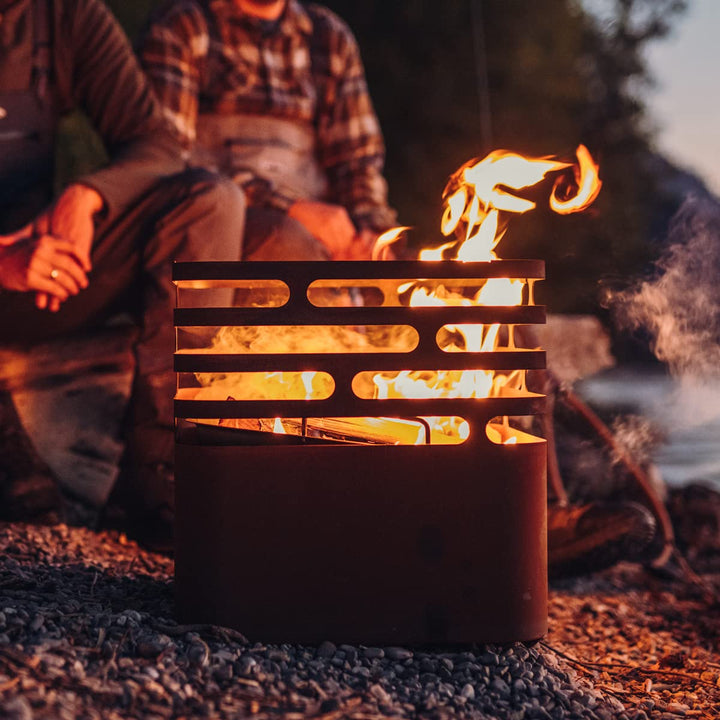 Feuerkorb Corten-Stahl 4-in-1 mit Löschfunktion für Garten - Bild 8