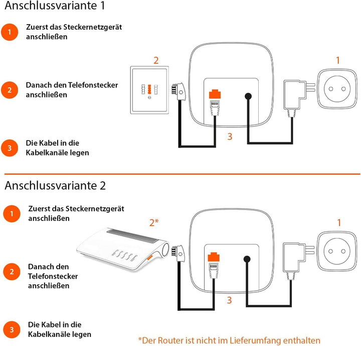 DECT-Telefon Trio-Set schnurlos mit Anrufbeantworter, 3 Mobilteile - Bild 3
