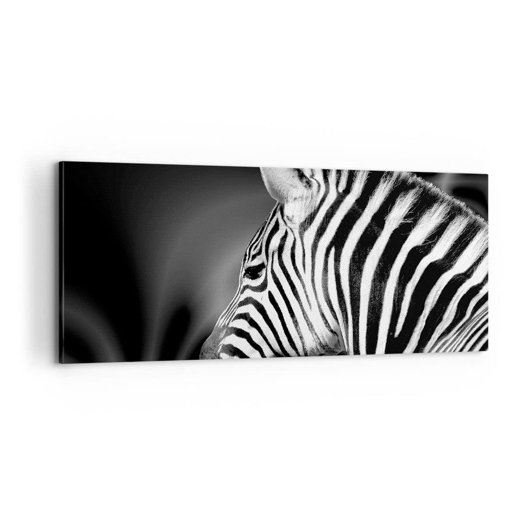Leinwandbild Schwarz-Weiss Natur &amp; Tiere 100x40 cm aufhaengefertig