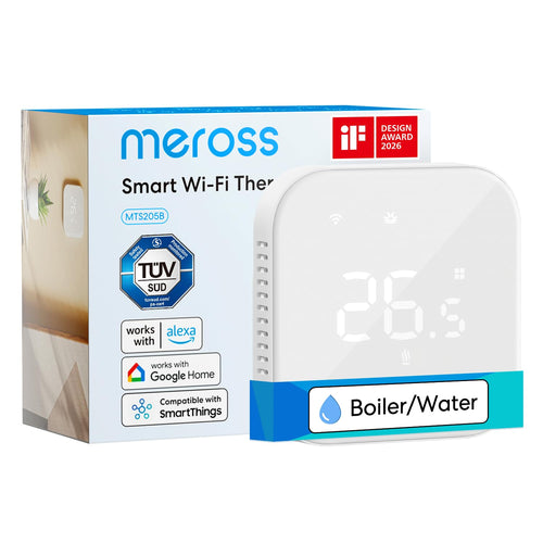 Smart Thermostat Fussbodenheizung WLAN Touch Glas Alexa Google