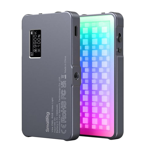 RGB Videoleuchte OLED-Display 2500K-8000K 21 Lichteffekte