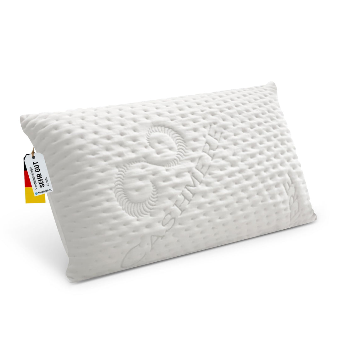 Nackenstützkissen Viscoelastisch Memory Foam 70x36 cm für Rücken- und Seitenschläfer