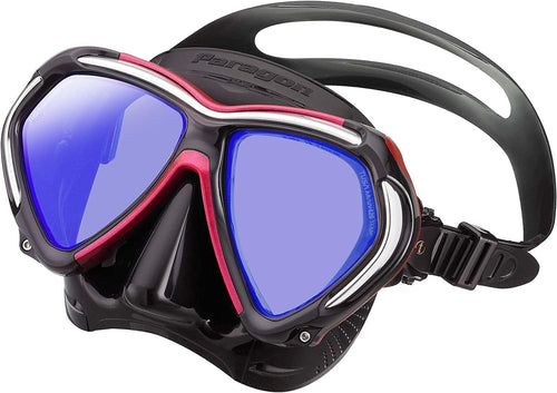 Tauchmaske Profi CrystalView UV420 TRI-MIX Erwachsene Rosa