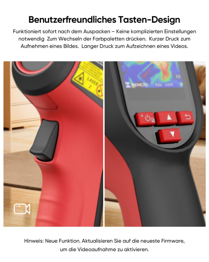 Wärmebildkamera 240x240 SuperIR mit Laserpointer 20Hz -20 bis 400°C - Bild 8