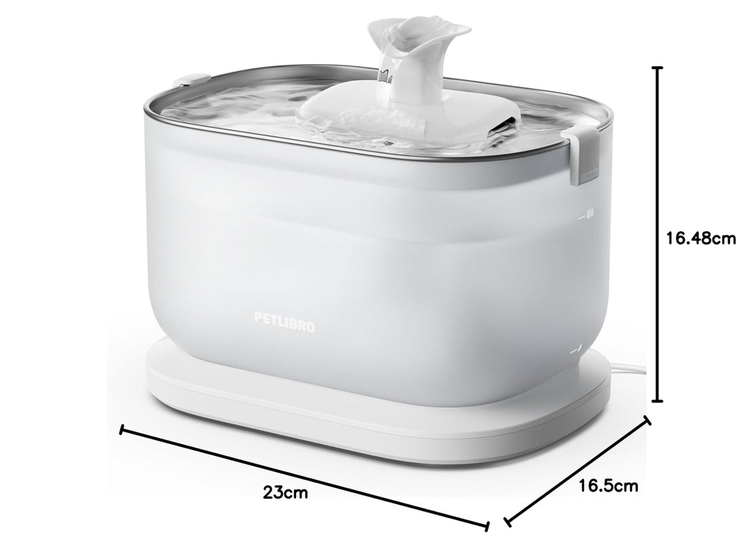 Katzenbrunnen Edelstahl 2.5L kabellose Pumpe 2 Trinkmodi ultraleise - Bild 8