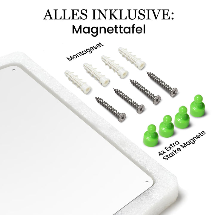 Magnetwand Metall Weiss 50x100 cm für Reisemagnete und Fotos - Bild 7