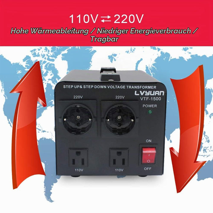 Spannungswandler 1500W Ringkern 110V/220V bidirektional für Heimgebrauch - Bild 7