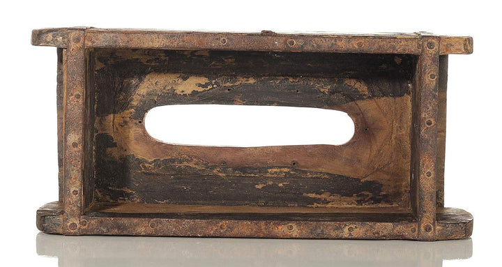 Tissuebox Ziegelform Holz Unikat 31x15cm für Kosmetiktücher - Bild 2