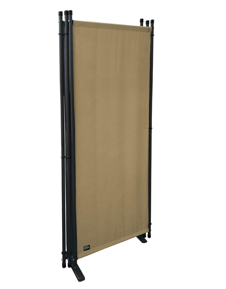 Paravent 6-teilig 340x165 cm Beige Polyester für Garten &amp; Balkon - Bild 4