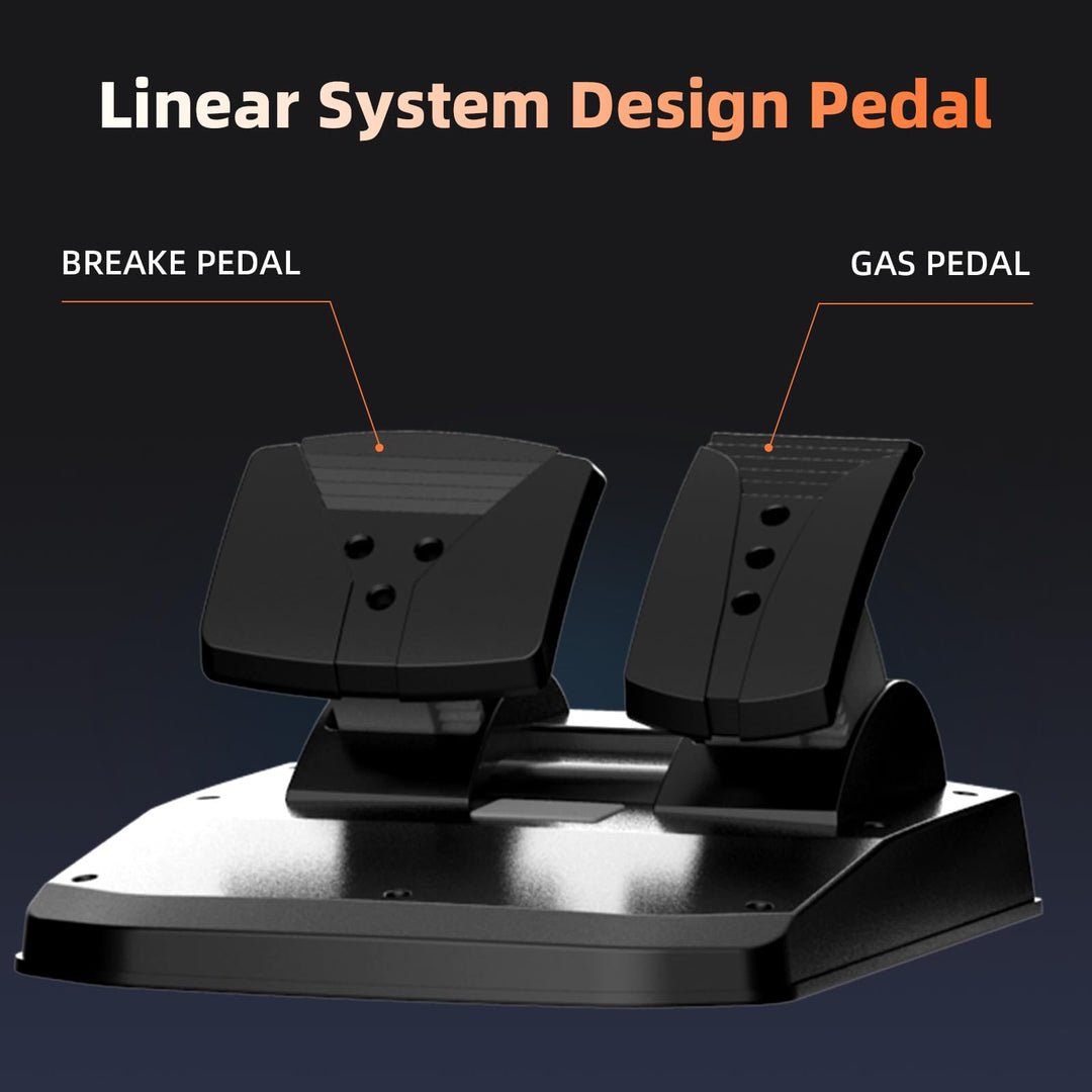 Gaming Lenkrad mit Pedalen 270° für PS4, PS3, Xbox, PC, Switch - Bild 6