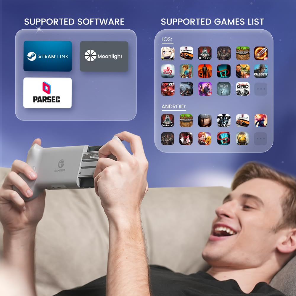 Mobile Gaming Controller Typ-C mit Hall-Effect Joysticks für Android &amp; iPhone 15 - Bild 4