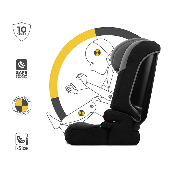 Kindersitz i-Size 76-150 cm verstellbar mit H-Guard und 5-Punkt-Gurt - Bild 9