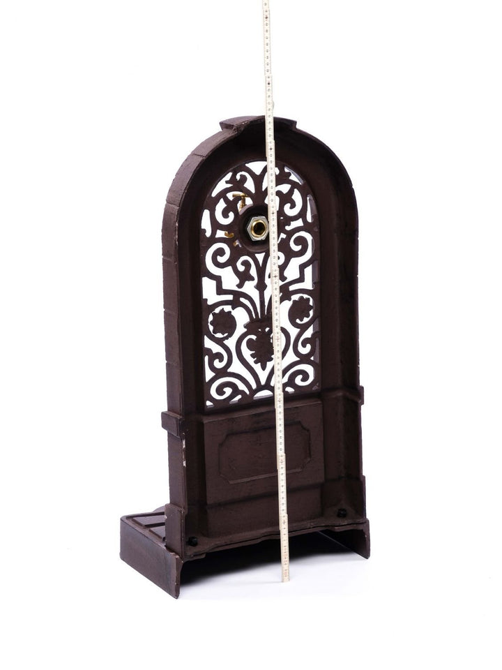 Standbrunnen Waschbecken Antik-Stil Aluminium mit Messing-Hahn 76cm - Bild 8