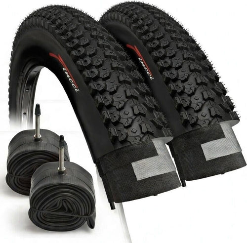 Fahrradreifen 26 Zoll Set faltbar 57-559 MTB mit Presta-Schläuchen