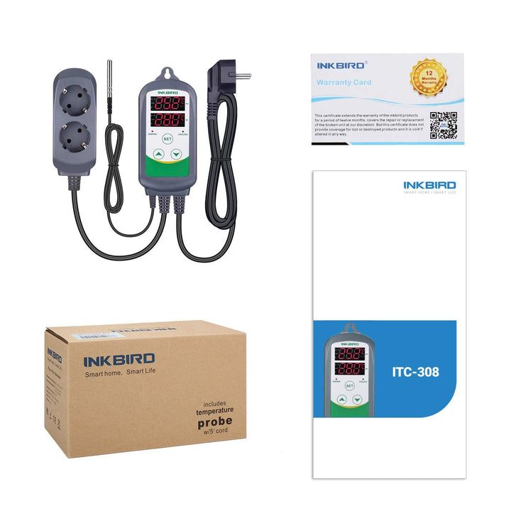 Temperaturregler digital 2200W Heizen Kühlen mit Sensor 230V - Bild 6