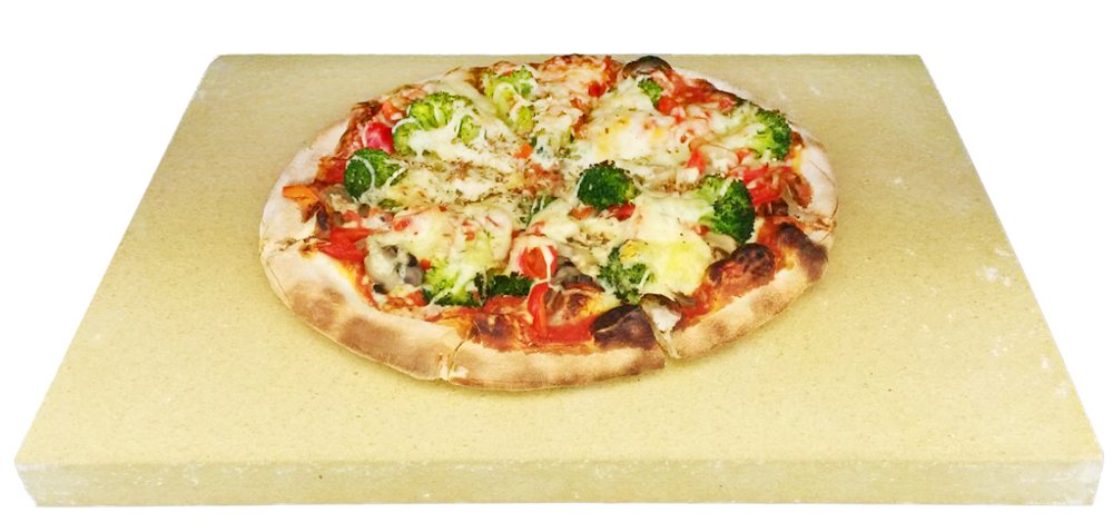 Pizzastein Schamotte 40x30x3cm für Backofen und Grill