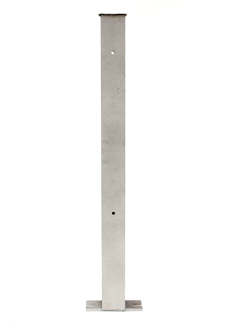 Zaunpfosten Aluminium 80 cm rostfrei für Gartenzaun natur - Bild 2