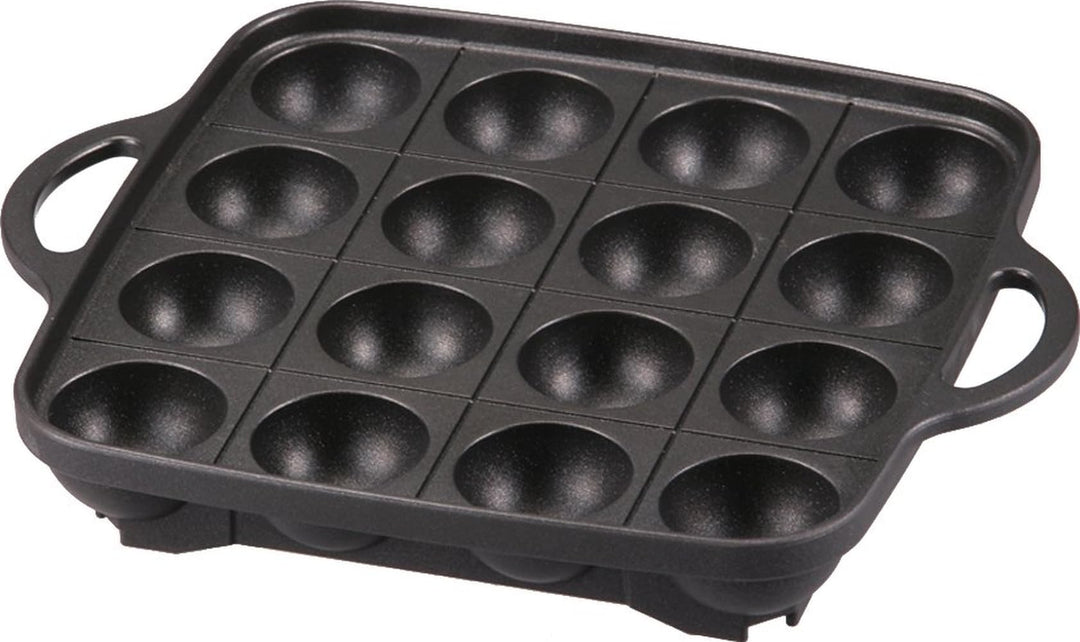 Takoyaki-Pfanne Aluminium Antihaft 16 Löcher für Gaskocher