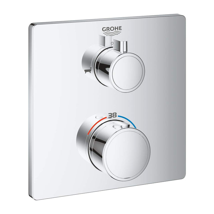 Thermostat-Wannenbatterie Chrom mit doppeltem Verbrühschutz 38°C/43°C - Bild 5