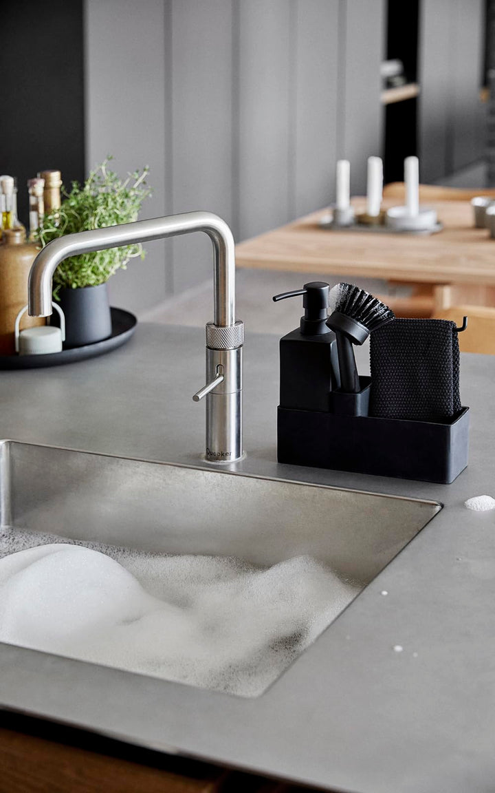 Spülset 4-teilig Keramik Silikon Organizer für Küchenspüle - Bild 2