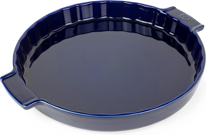 Tarteform Keramik rund 30 cm ofenfest spülmaschinenfest Blau