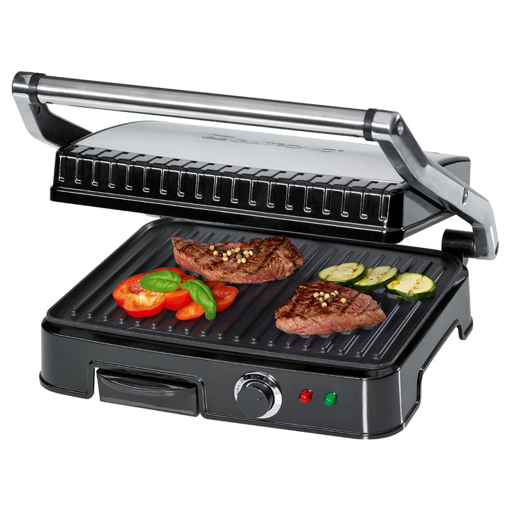 Kontaktgrill 2000W beidseitig antihaftbeschichtet 29,5x23,5cm - Bild 3