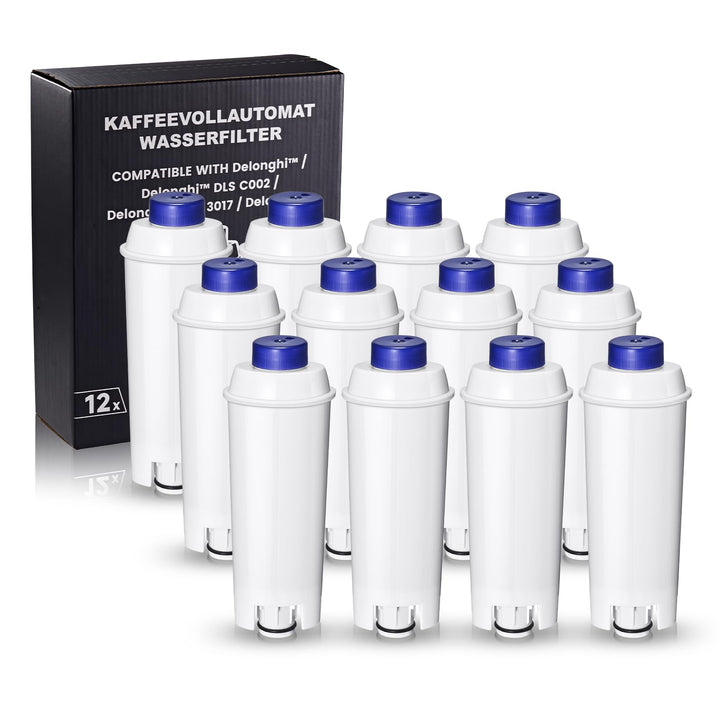 Wasserfilter für Kaffeevollautomaten 12er-Pack Aktivkohle Ersatzfilter