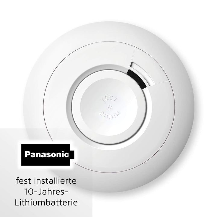 Rauchmelder 2er Set mit 10-Jahres-Batterie ohne LED-Blinken - Bild 3