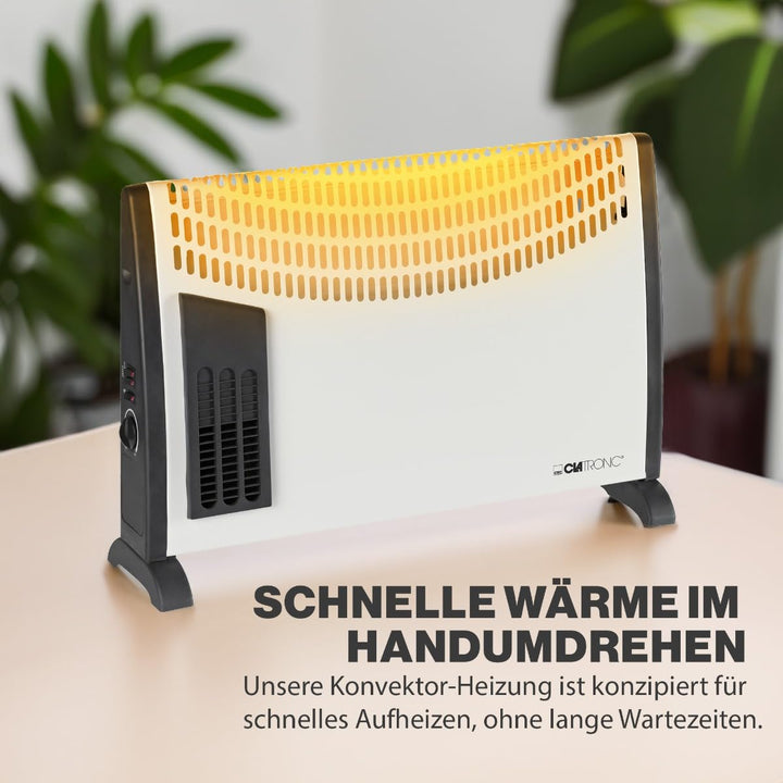 Konvektor Heizung 2000W mit Thermostat für Räume bis 40m² - Bild 4