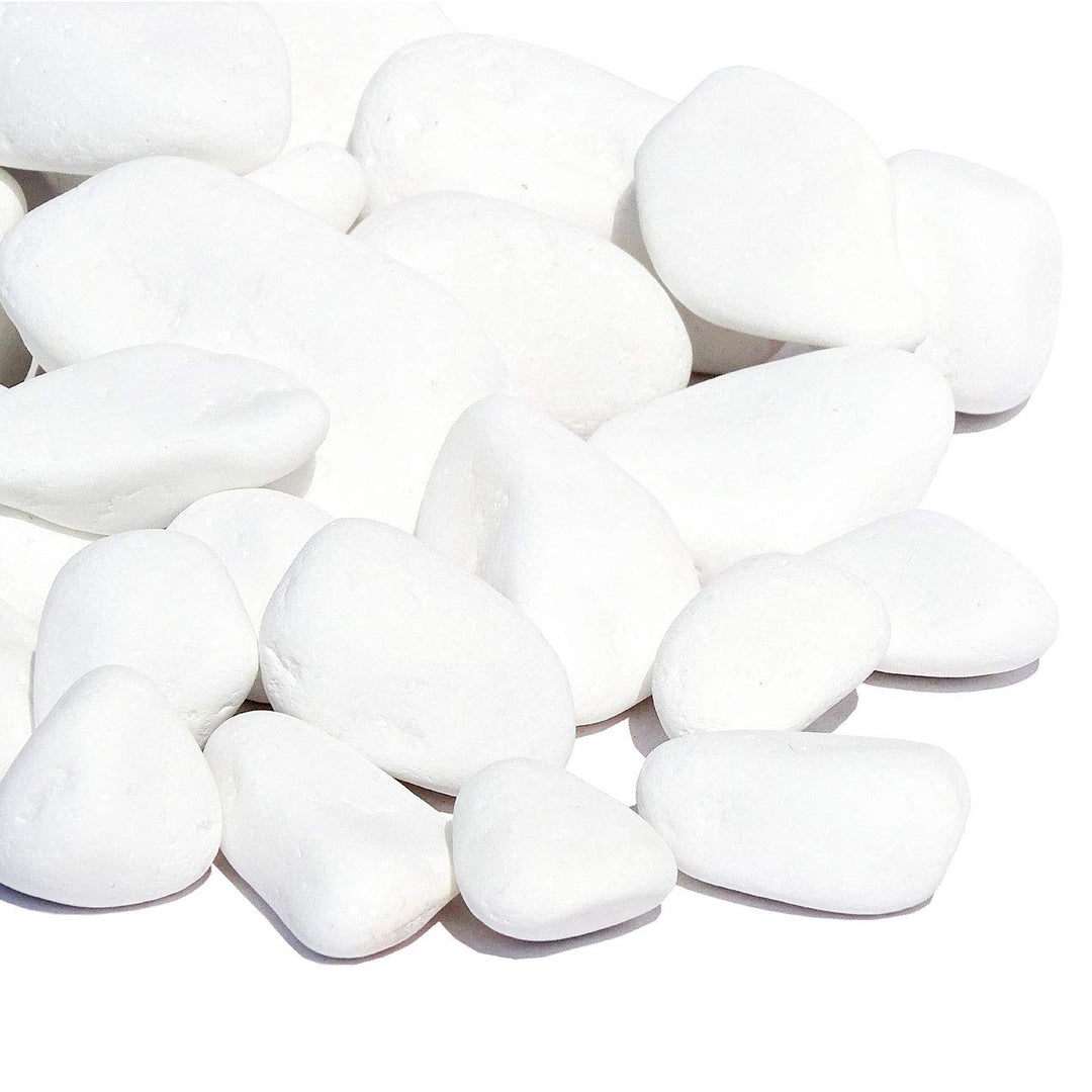Marmorkies Schneeweiss 25 kg Körnung 15–28 mm für Garten