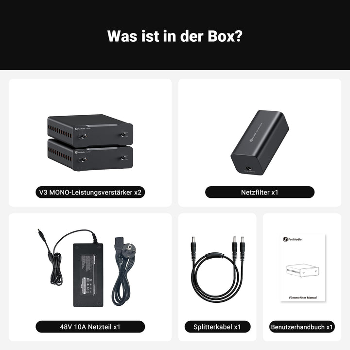 Mono Leistungsverstärker Class D TPA3255 240W mit XLR/RCA HiFi - Bild 9