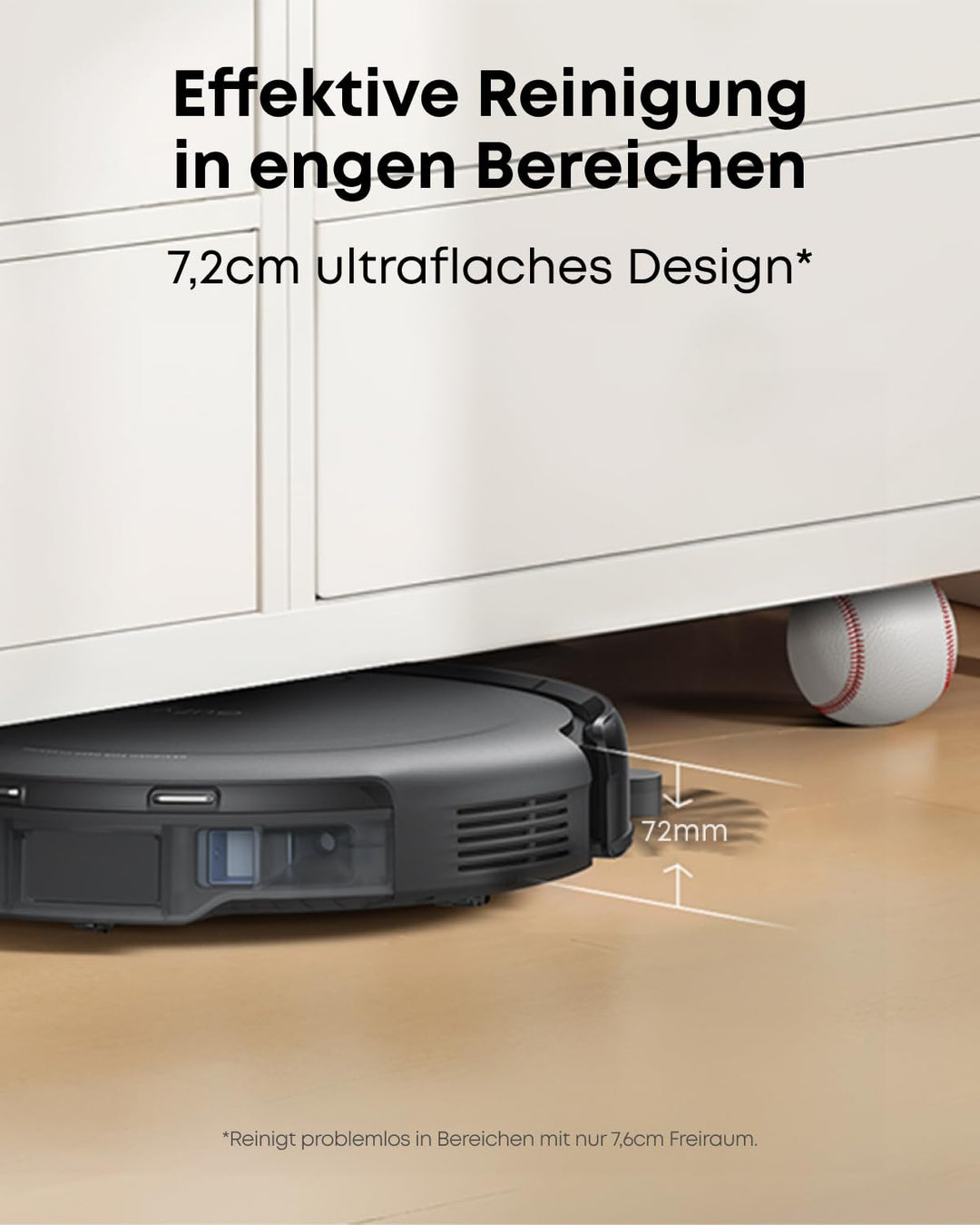 Saugroboter mit Absaugstation 4000Pa Saugkraft fuer Tierhaare - Bild 6