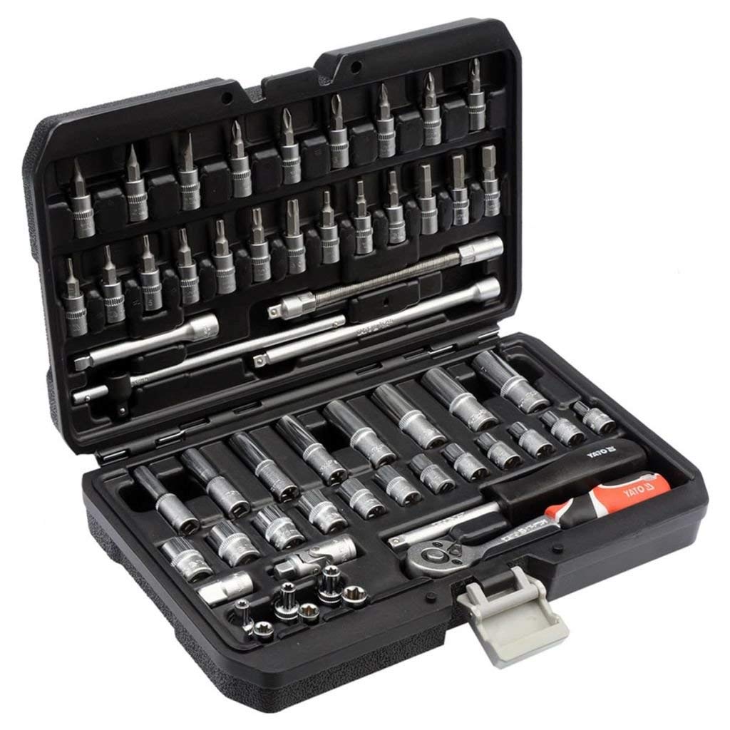 Steckschlüsselsatz 56-teilig 1/4" Antrieb Profi-Werkzeugset - Bild 4